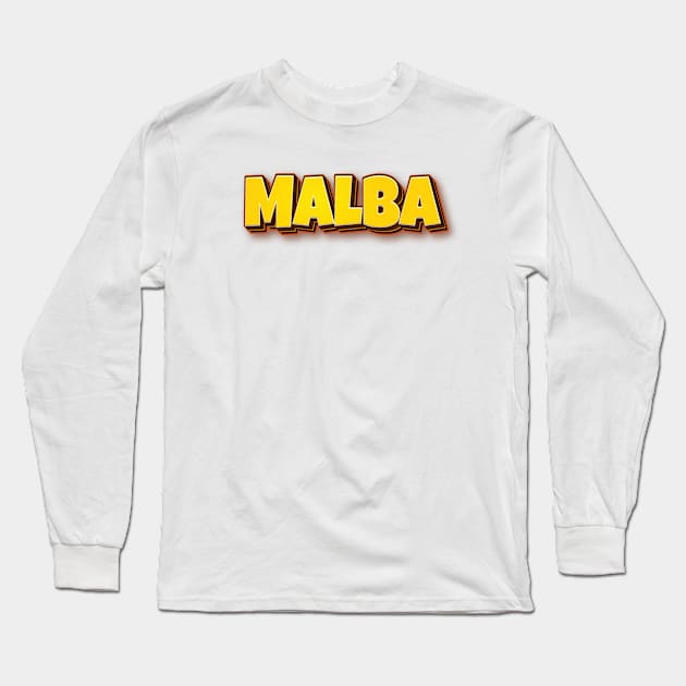 Malba Long Sleeve T-Shirt by ProjectX23Red